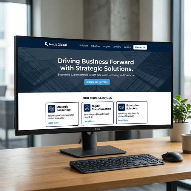 Unternehmenswebsite B2B