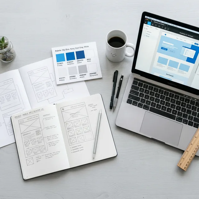 UX Design Prozess – Wireframes und Figma